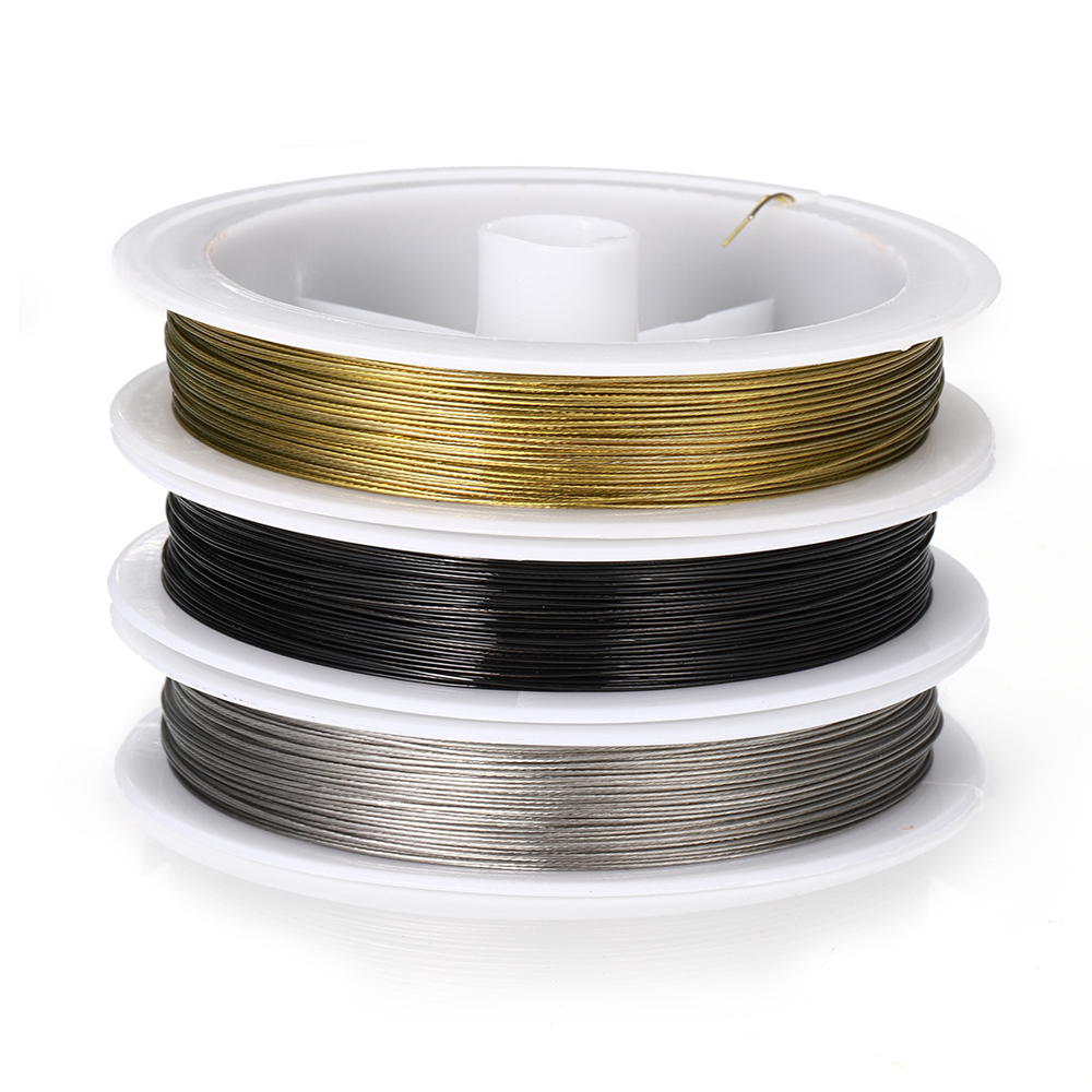 Copper Wire Roll - 7-35 Meter/roll Stainless Steel Wire 0.3/0.45/0.5/0.6mm