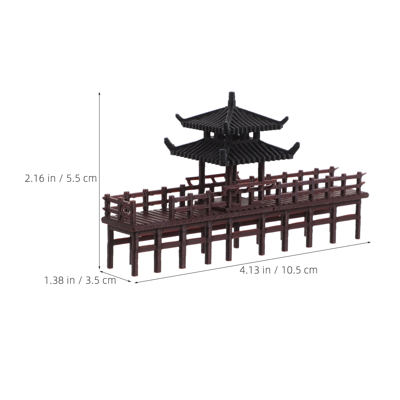 Miniature Chinese Pavilion Bri - огляд і ціна Bonsai Garden Landscape Design