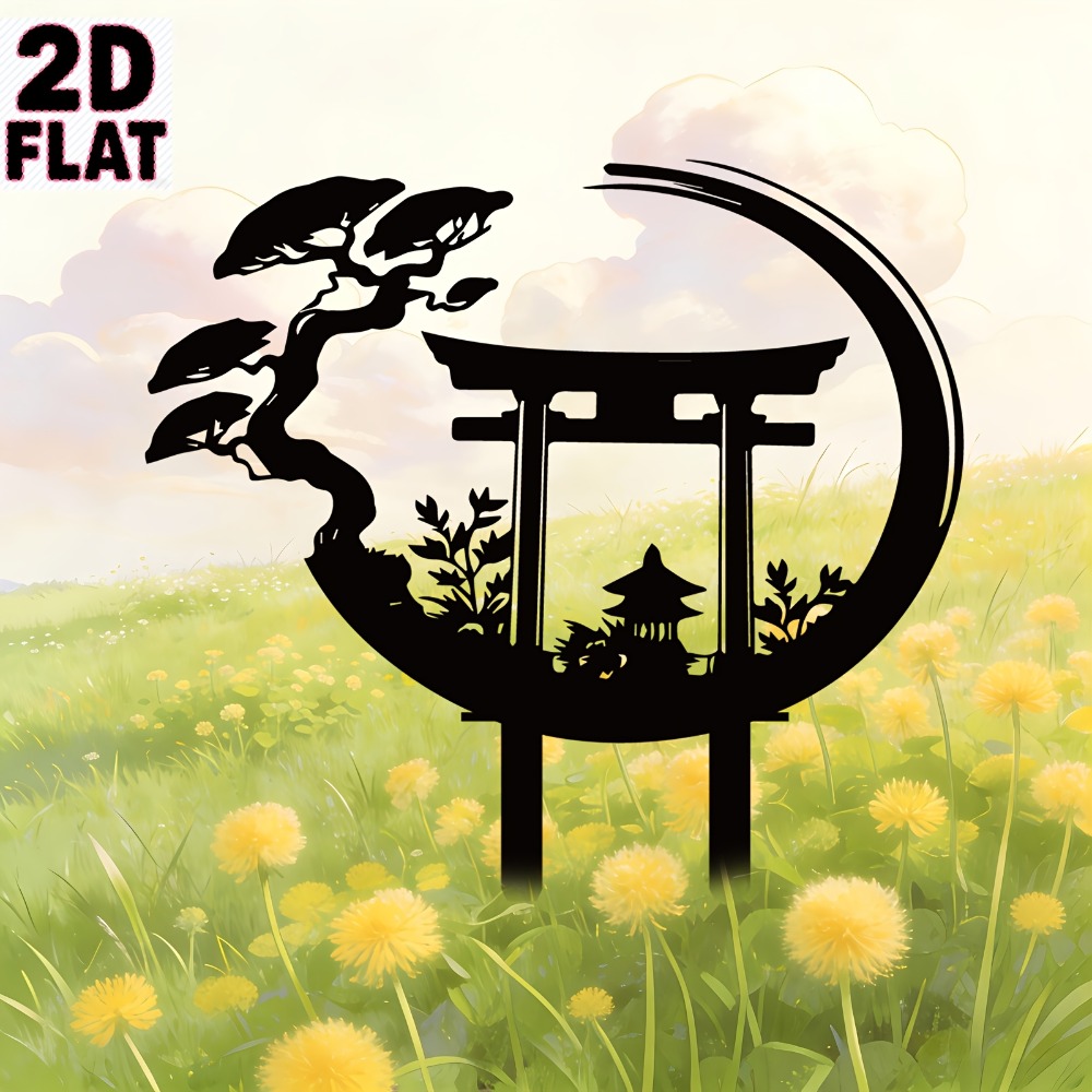 CIFBUY Metal Wall Art Torii Ga - огляд і ціна Bonsai Garden Art