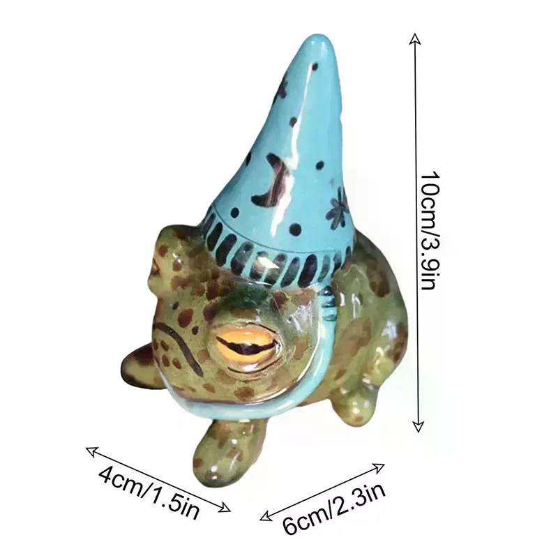Frog Statues For Garden  Hat L - огляд і ціна Bonsai Garden Art