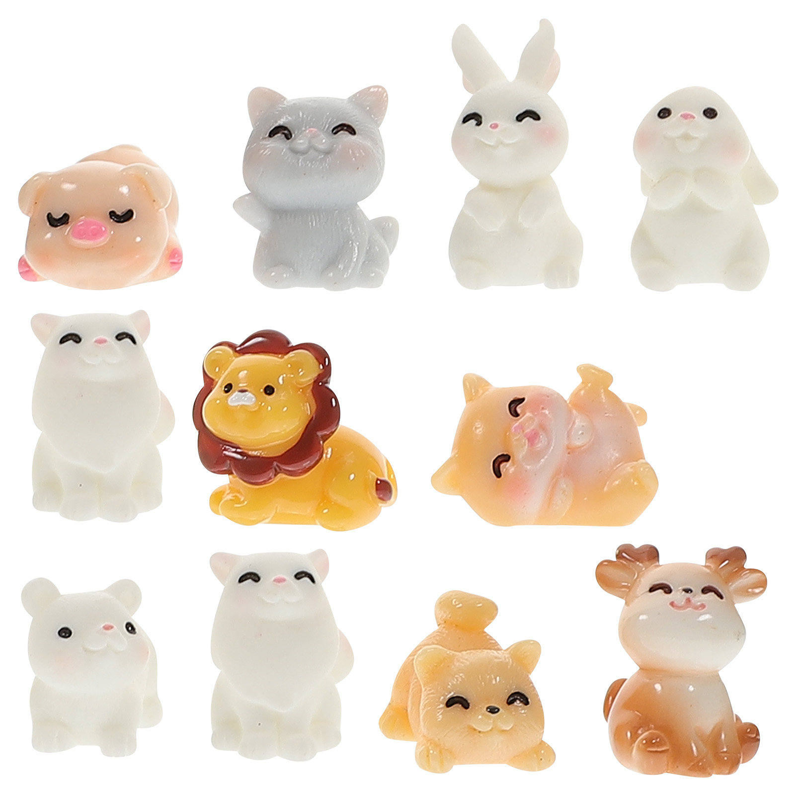 11Pcs Mini Animal Resin Orname - огляд і ціна Bonsai Garden Landscape Design